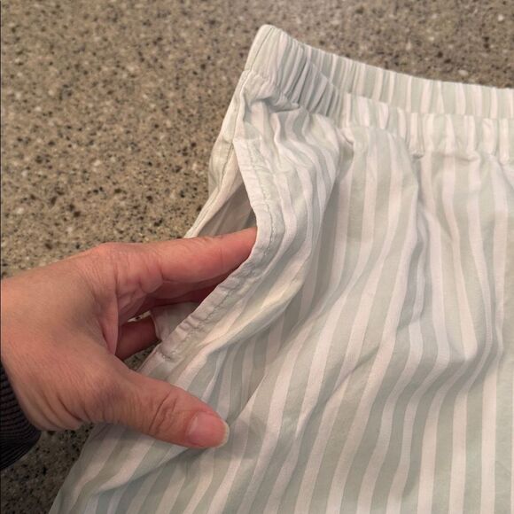 BEDHEAD Mint 3D Stripe Woven Cotton Sateen Pajama Set - Picture 11 of 16